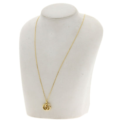GUCCI GG Running Long Necklace K18 Yellow Gold Ladies [Used]