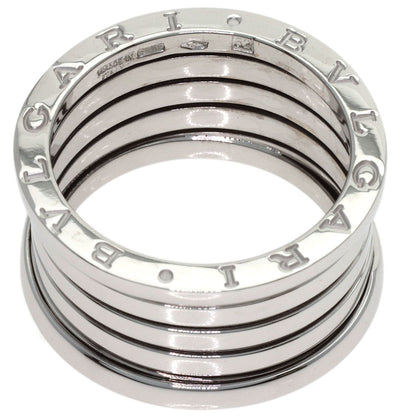BVLGARI B.zero1 5 Bands #62 Ring K18 White Gold Ladies [Used]