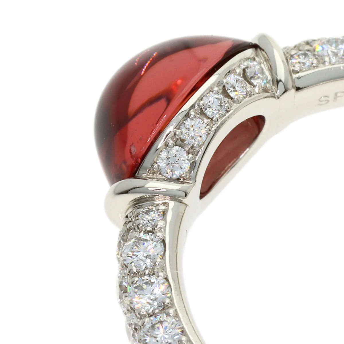 Gimel Sapphire Diamond Ring Platinum PT950 Ladies [Used]