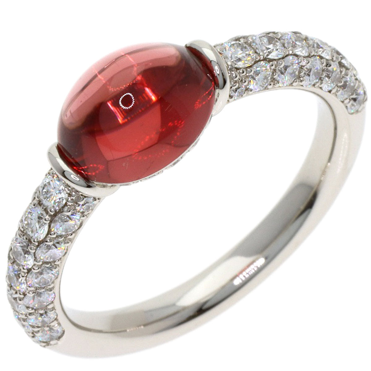 Gimel Sapphire Diamond Ring Platinum PT950 Ladies [Used]