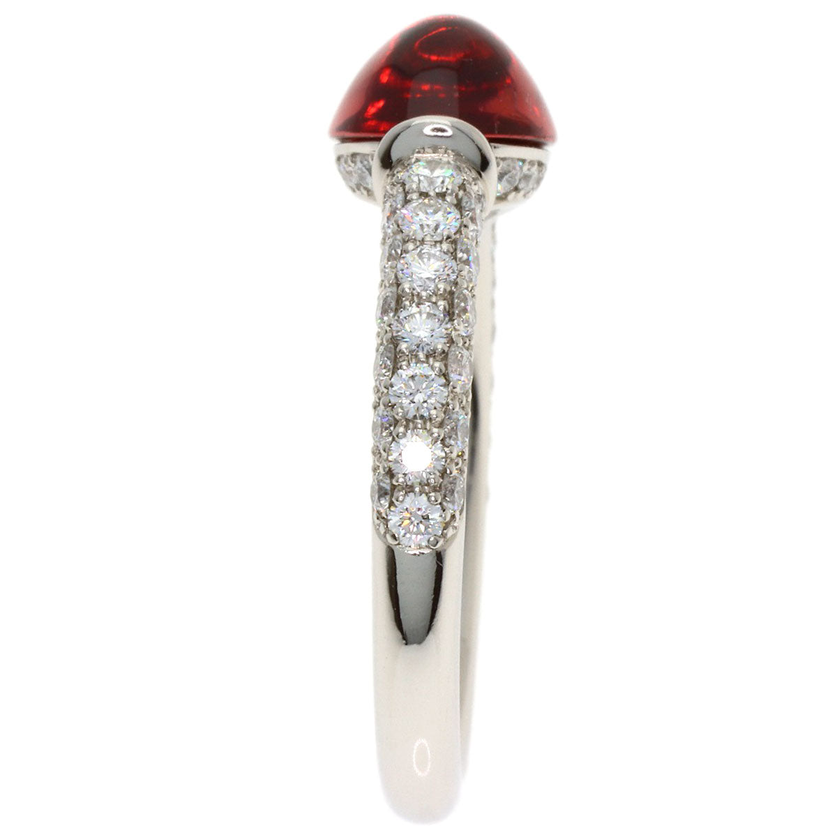 Gimel Sapphire Diamond Ring Platinum PT950 Ladies [Used]