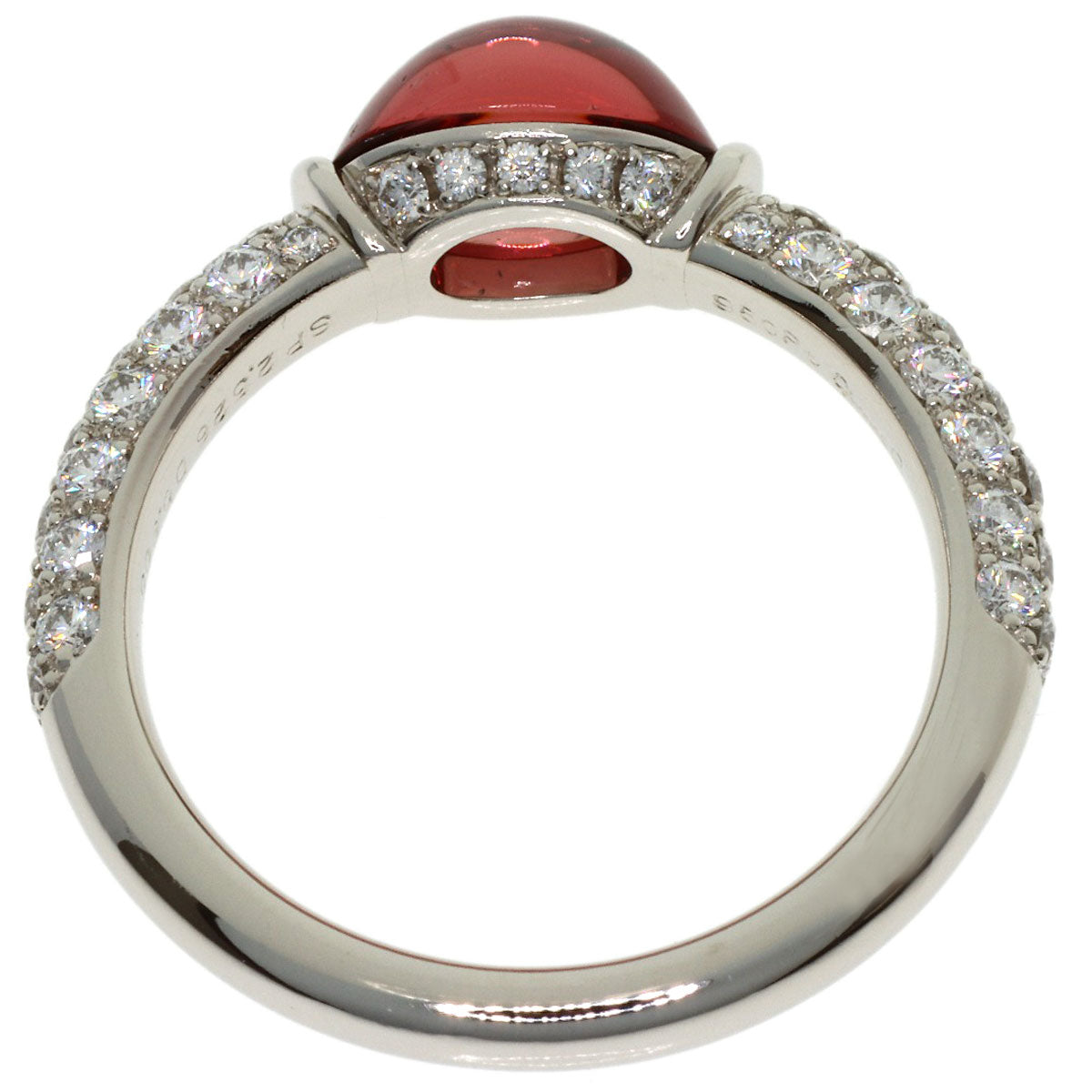 Gimel Sapphire Diamond Ring Platinum PT950 Ladies [Used]