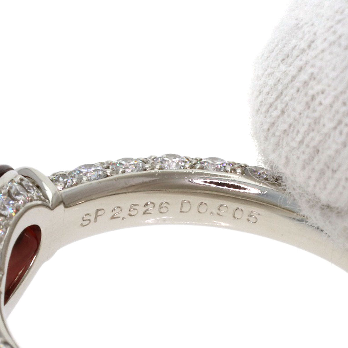 Gimel Sapphire Diamond Ring Platinum PT950 Ladies [Used]