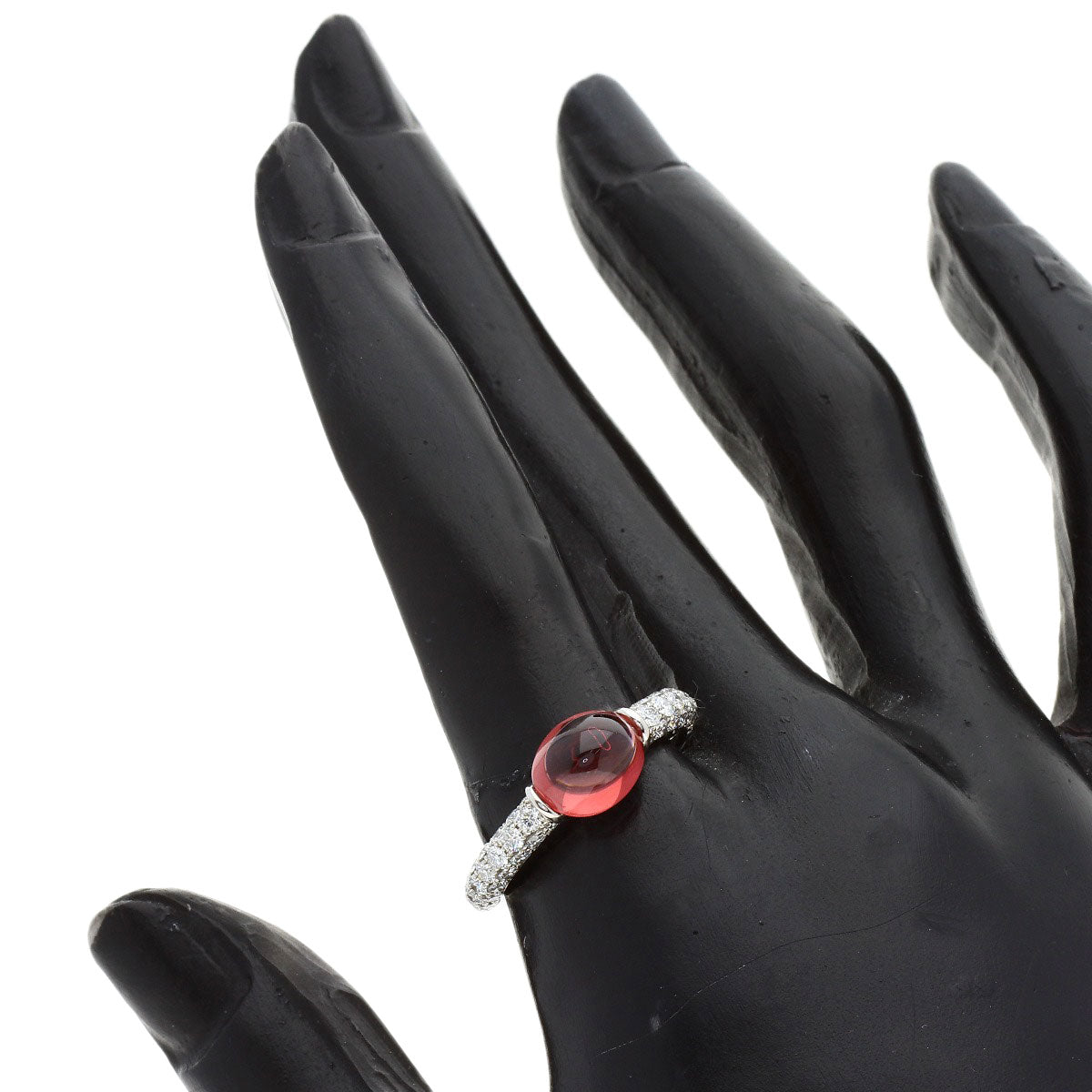 Gimel Sapphire Diamond Ring Platinum PT950 Ladies [Used]