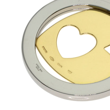 BVLGARI Tond Heart Pendant top K18 Yellow Gold Stainless SteelLadies [Used]