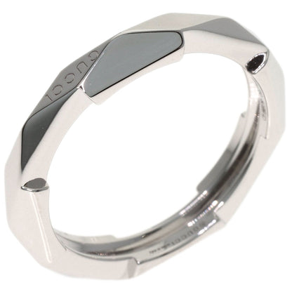 GUCCI Link to Love Studs #19 Ring K18 White Gold Ladies [Used]