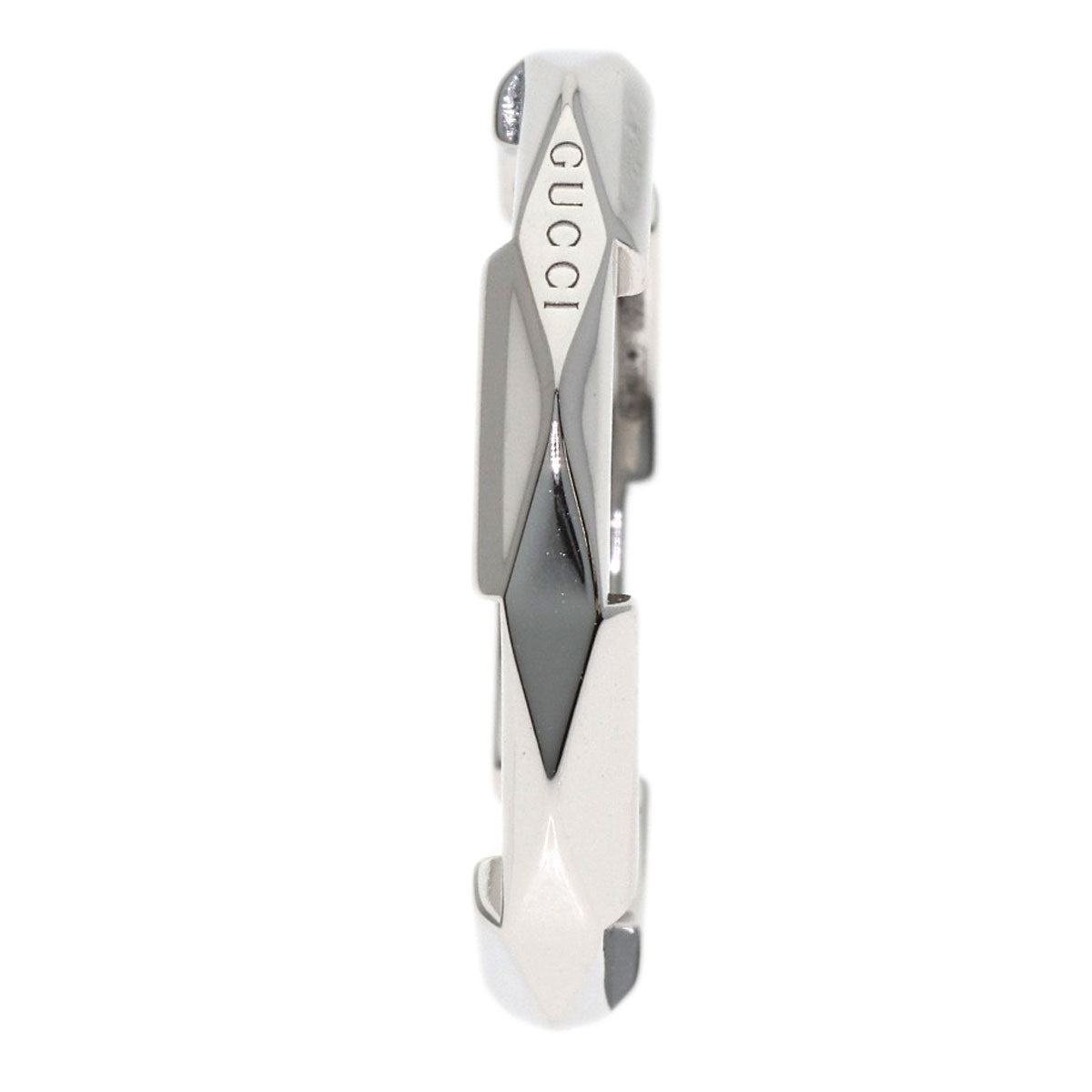GUCCI Link to Love Studs #19 Ring K18 White Gold Ladies [Used]
