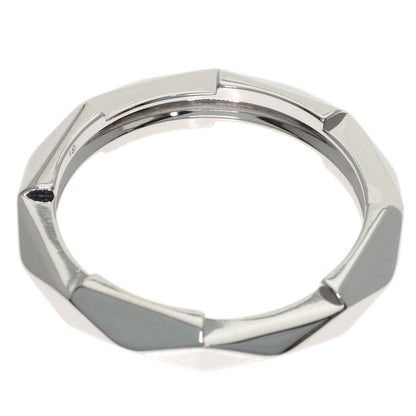 GUCCI Link to Love Studs #19 Ring K18 White Gold Ladies [Used]