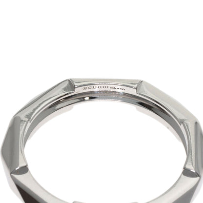 GUCCI Link to Love Studs #19 Ring K18 White Gold Ladies [Used]