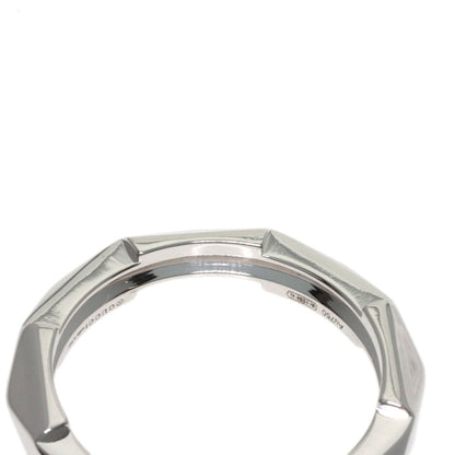 GUCCI Link to Love Studs #19 Ring K18 White Gold Ladies [Used]