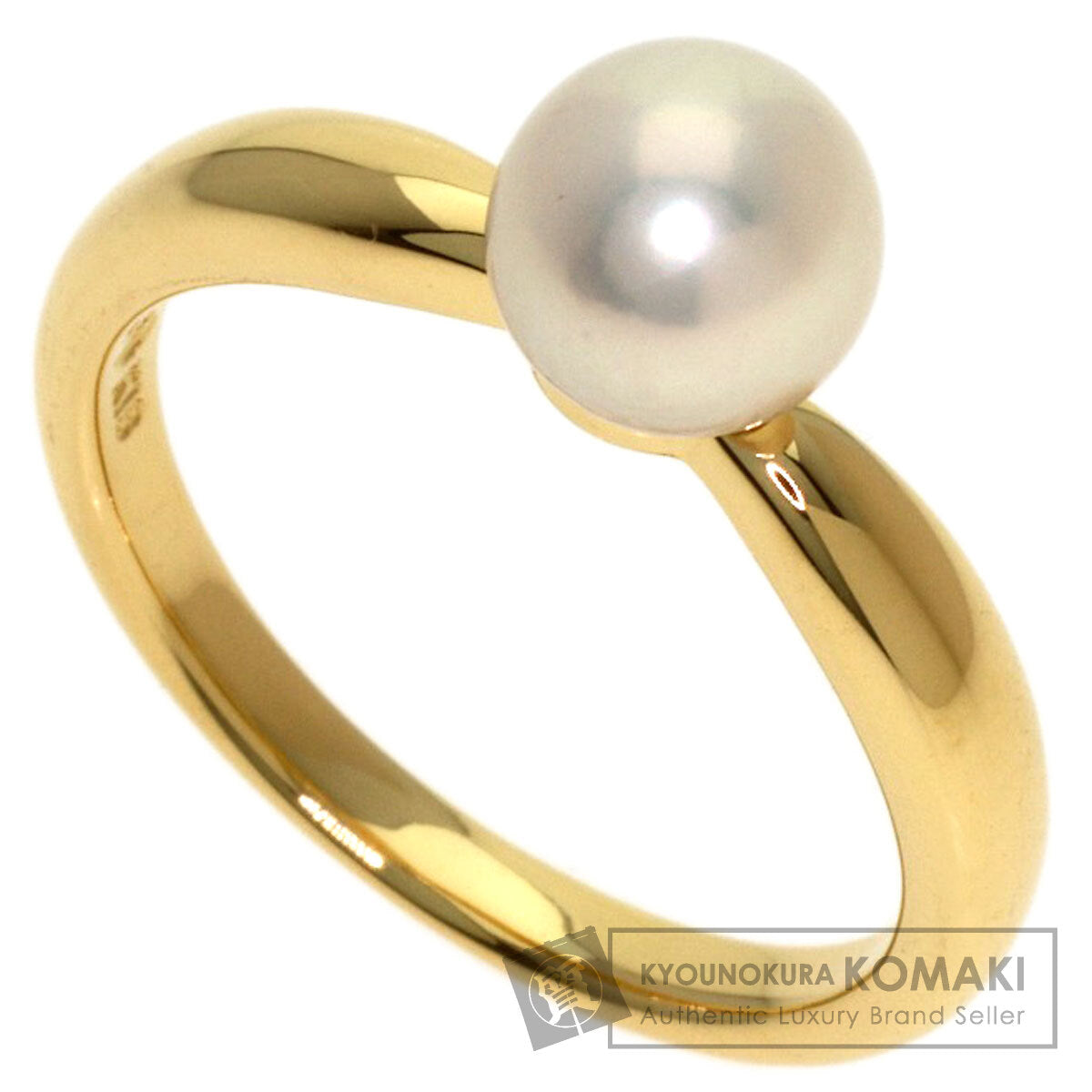 TASAKI Pearl Pearl Ring K18 Yellow Gold Ladies [Used]