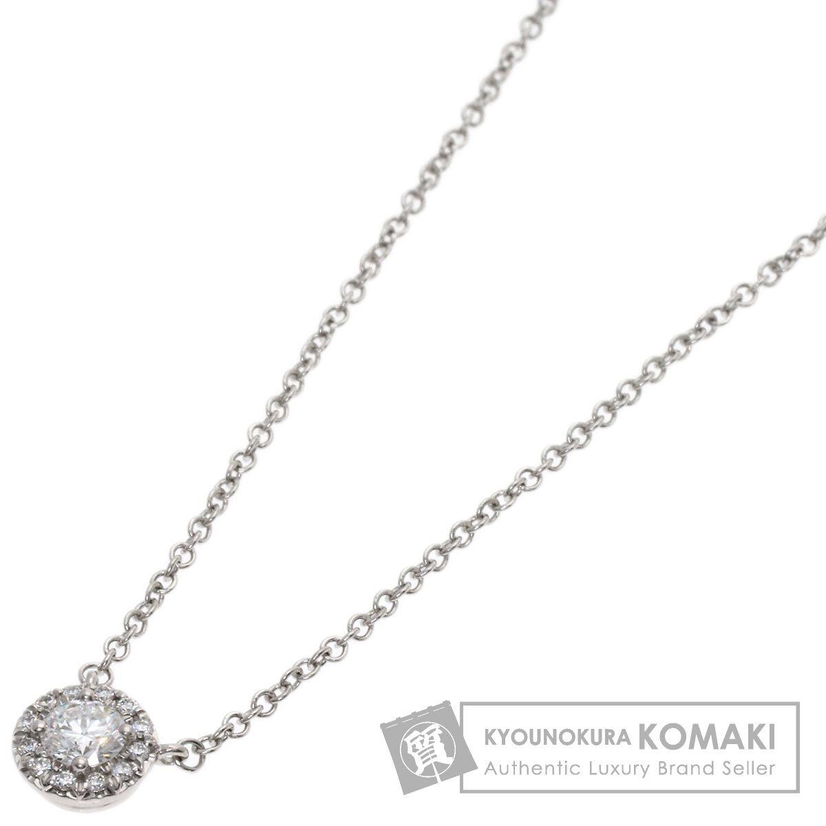 TIFFANY&Co. Sorest diamond Necklace Platinum PT950 Ladies [Used]