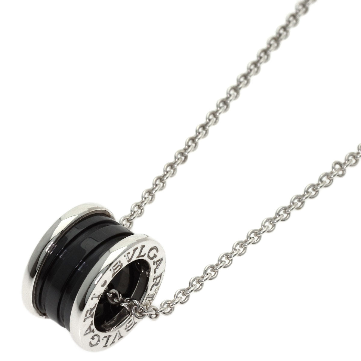 BVLGARI B.zero1 Save the Children Necklace Silver CeramicLadies [Used]