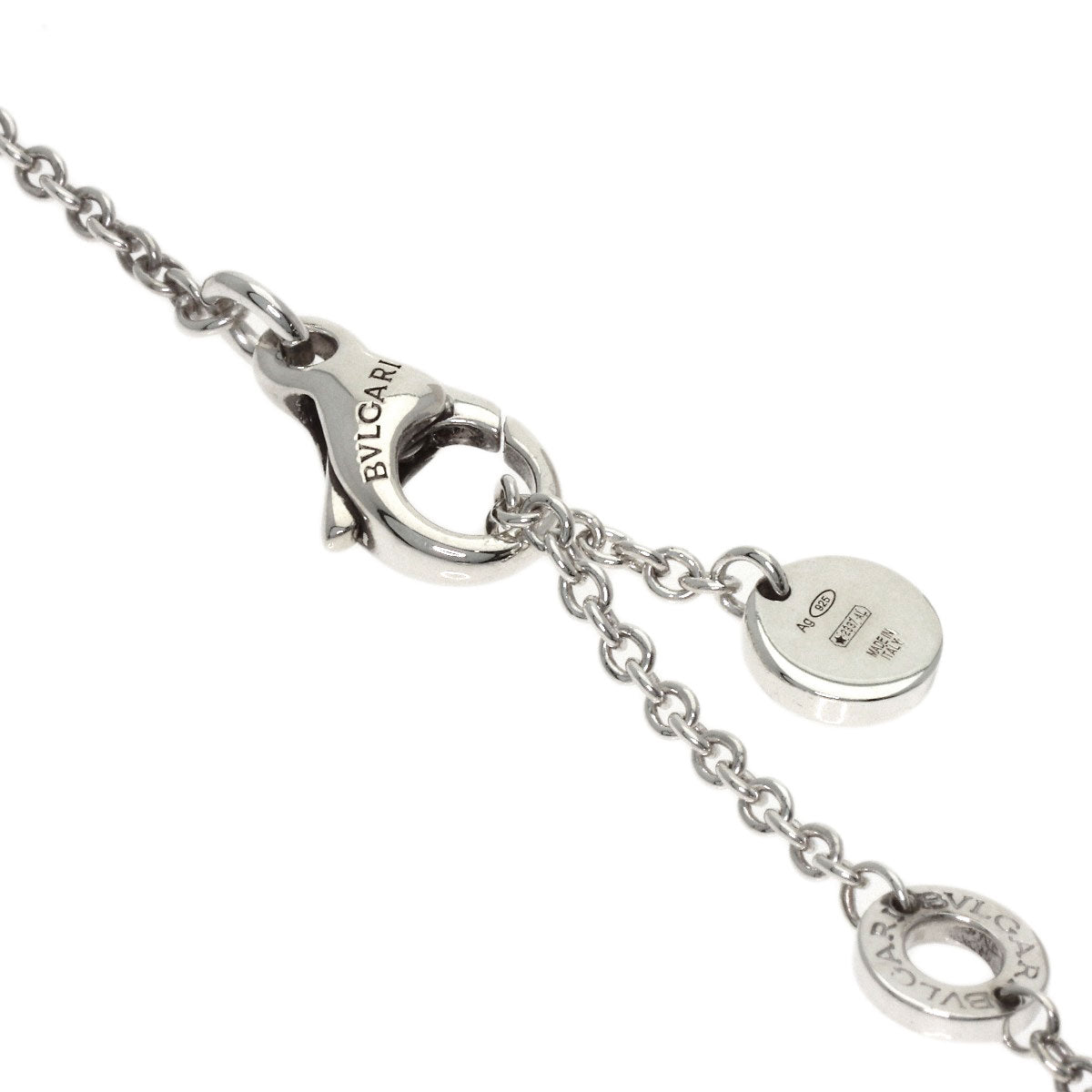 BVLGARI B.zero1 Save the Children Necklace Silver CeramicLadies [Used]