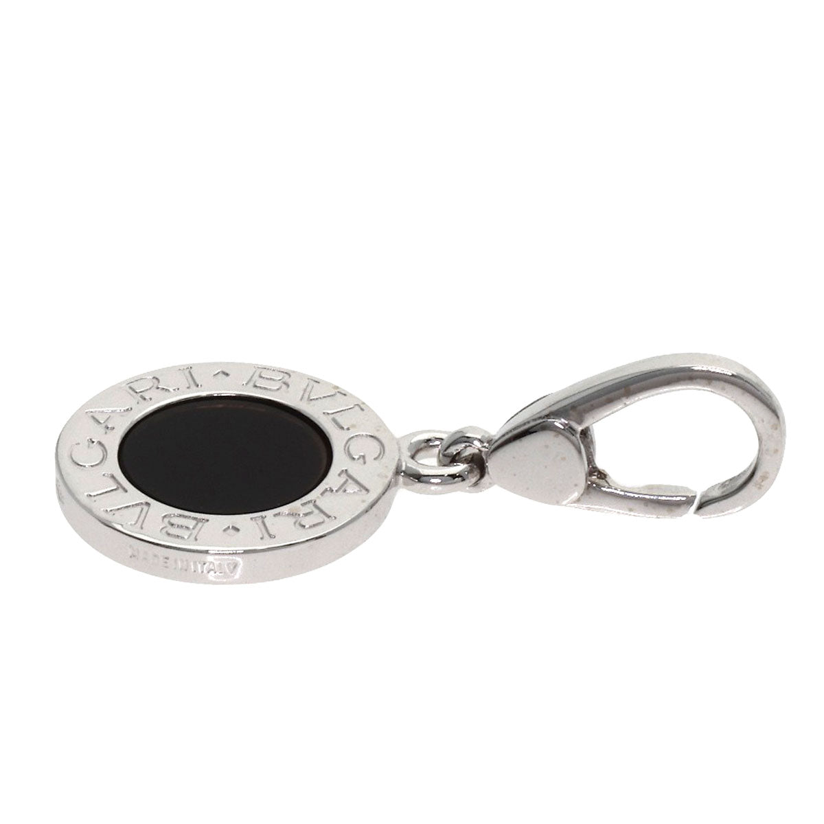 BVLGARI BVLGARI BVLGARI Onyx charm Pendant top K18 White Gold Ladies [Used]