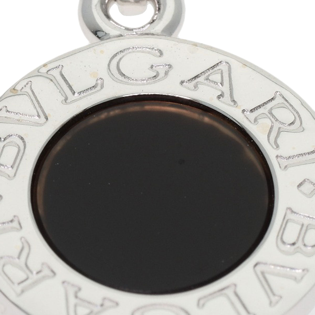 BVLGARI BVLGARI BVLGARI Onyx charm Pendant top K18 White Gold Ladies [Used]