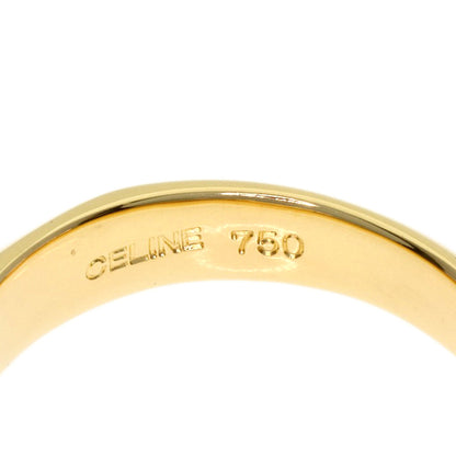 CELINE Diamond Ring K18 Yellow Gold Ladies [Used]