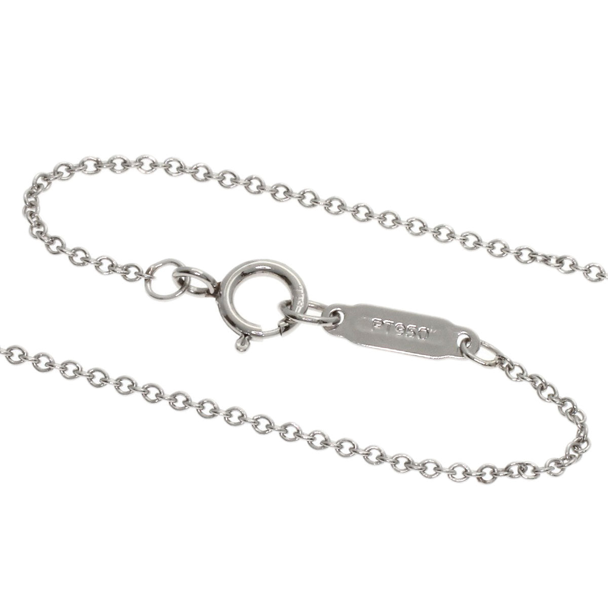 TIFFANY&Co. Circlet Diamond Necklace Platinum PT950 Ladies [Used]