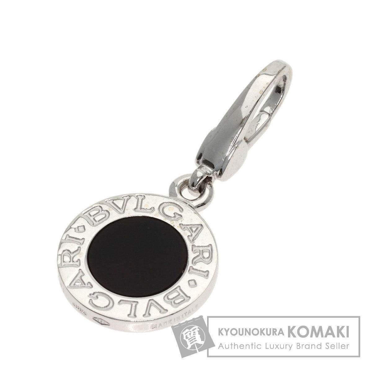 BVLGARI BVLGARI BVLGARI Onyx Pendant top K18 White Gold Ladies [Used]