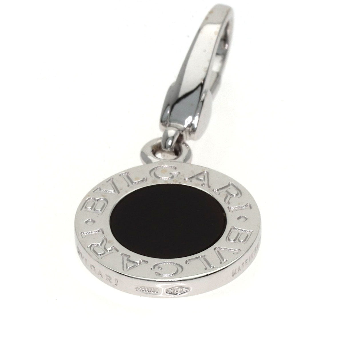 BVLGARI BVLGARI BVLGARI Onyx Pendant top K18 White Gold Ladies [Used]