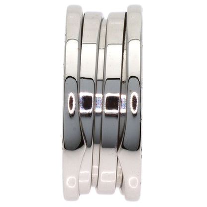 BVLGARI B.zero1 3 Bands #56 Ring K18 White Gold Ladies [Used]