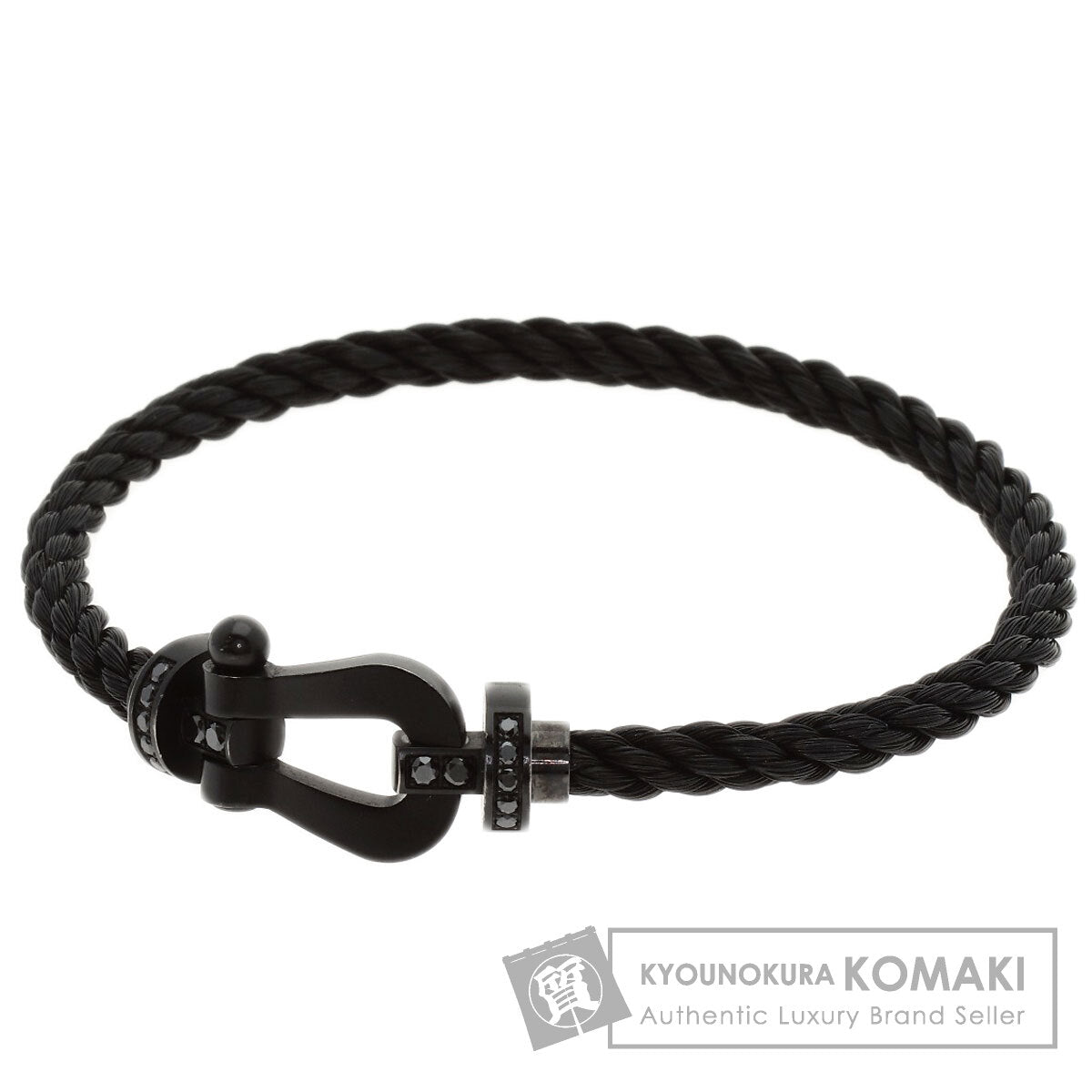 FRED Force 10 LM Black Diamond #18 Bracelet Titanium Stainless SteelLadies [Used]
