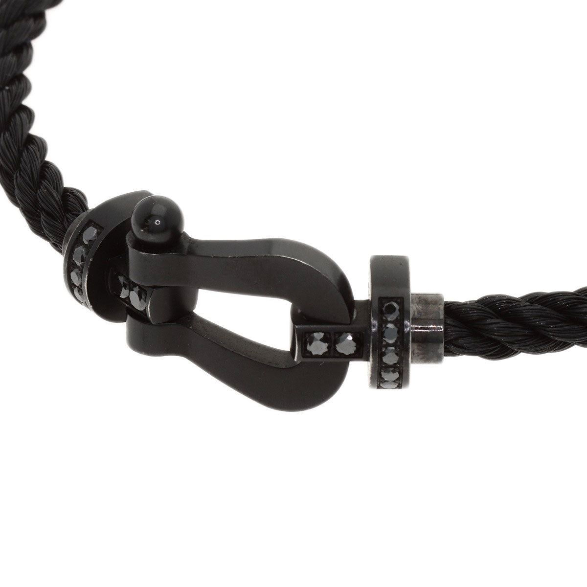 FRED Force 10 LM Black Diamond #18 Bracelet Titanium Stainless SteelLadies [Used]