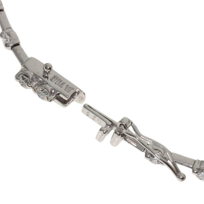De Beers LINE Diamond Bracelet K18 White Gold Ladies [Used]