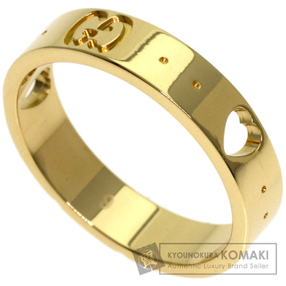 GUCCI Icon Amour #9 Ring K18 Yellow Gold Ladies [Used]