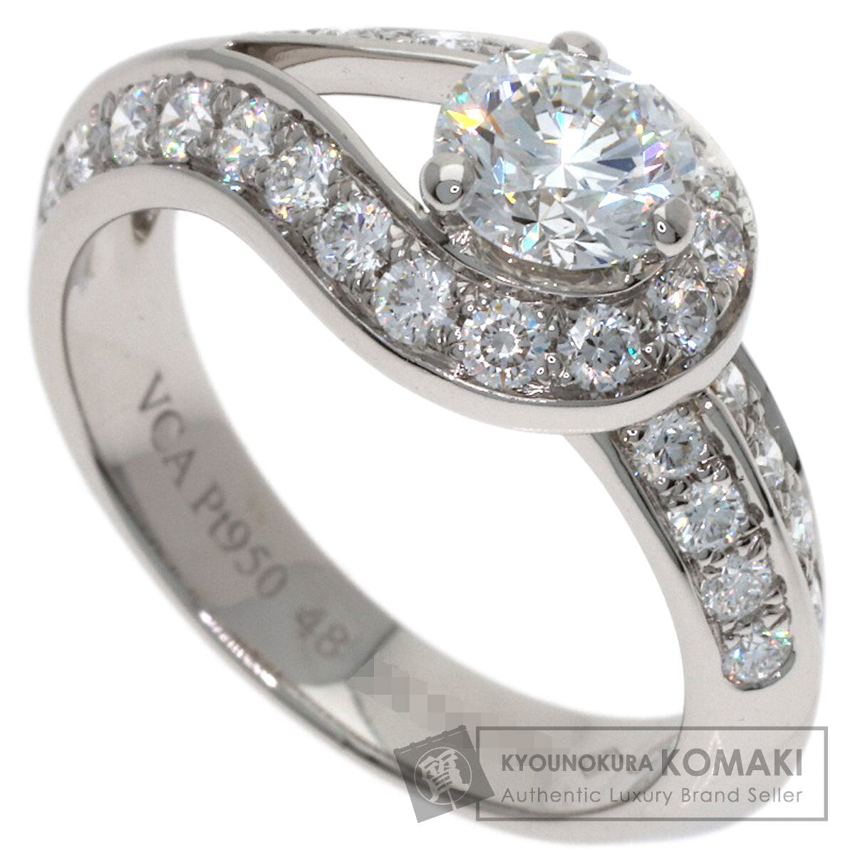 Van Cleef & Arpels Couture Diamond #48 Ring Platinum PT950 Ladies [Used]