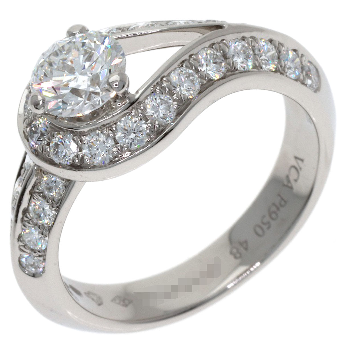 Van Cleef & Arpels Couture Diamond #48 Ring Platinum PT950 Ladies [Used]