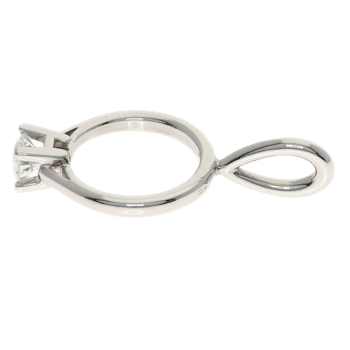 HARRY WINSTON HW Ring Diamond Pendant top Platinum PT950 Ladies [Used]