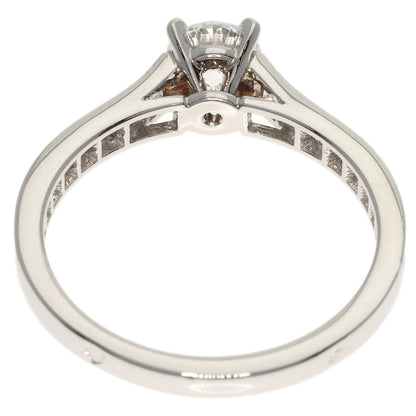CARTIER Solitaire Diamond F-VVS2-VG #50 Ring Platinum PT950 Ladies [Used]