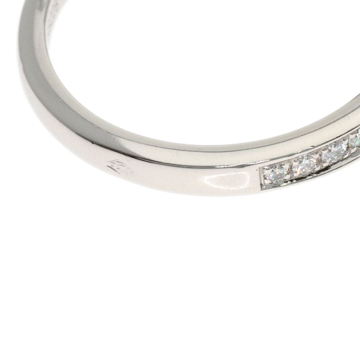 CARTIER Solitaire Diamond F-VVS2-VG #50 Ring Platinum PT950 Ladies [Used]