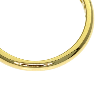 TIFFANY&Co. Open Heart 2P Diamond Ring K18 Yellow Gold Ladies [Used]