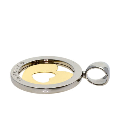BVLGARI Tond Heart Pendant top K18 Yellow Gold Stainless SteelLadies [Used]
