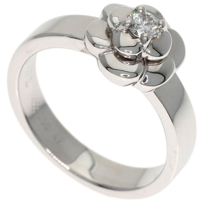 CHANEL Camellia Diamond #47 Ring K18 White Gold Ladies [Used]