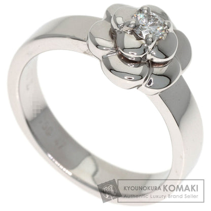 CHANEL Camellia Diamond #47 Ring K18 White Gold Ladies [Used]