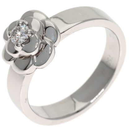 CHANEL Camellia Diamond #47 Ring K18 White Gold Ladies [Used]