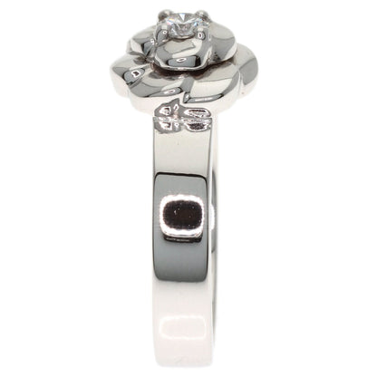 CHANEL Camellia Diamond #47 Ring K18 White Gold Ladies [Used]