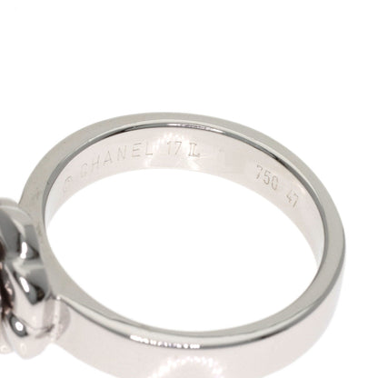 CHANEL Camellia Diamond #47 Ring K18 White Gold Ladies [Used]