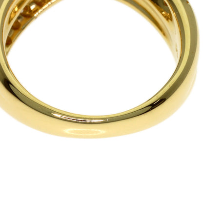 TASAKI Sapphire Diamond Ring K18 Yellow Gold Ladies [Used]