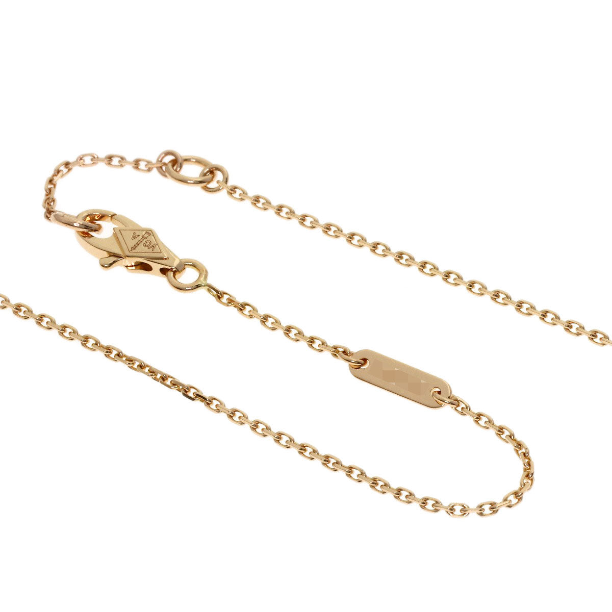 Van Cleef & Arpels Sweetheart Carnelian Necklace K18 Pink Gold Ladies [Used]