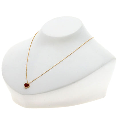 Van Cleef & Arpels Sweetheart Carnelian Necklace K18 Pink Gold Ladies [Used]