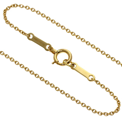 TIFFANY&Co. Small cross diamond Necklace K18 Yellow Gold Ladies [Used]