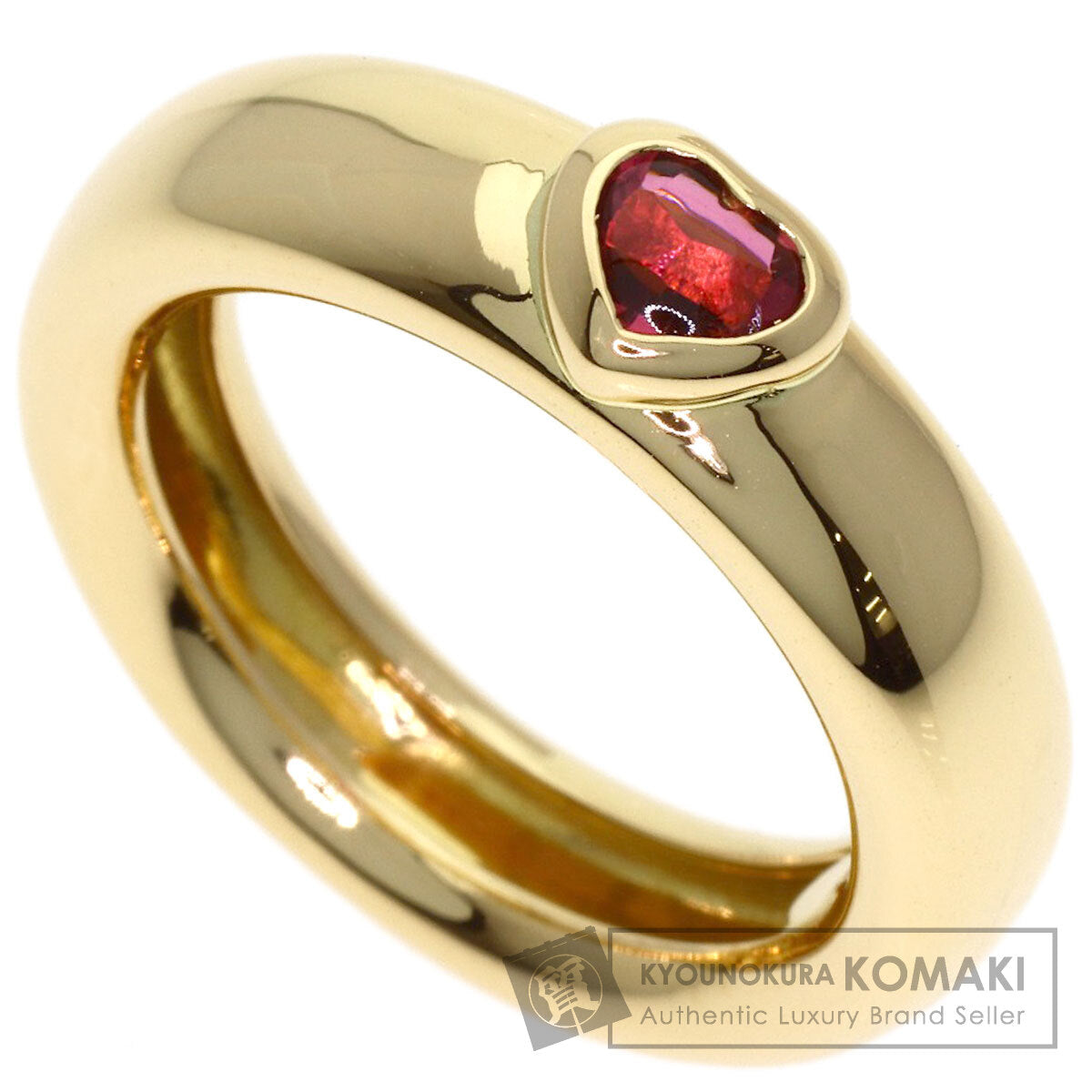 TIFFANY&Co. Friendship Pink Tourmaline Ring K18 Yellow Gold Ladies [Used]