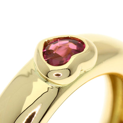 TIFFANY&Co. Friendship Pink Tourmaline Ring K18 Yellow Gold Ladies [Used]