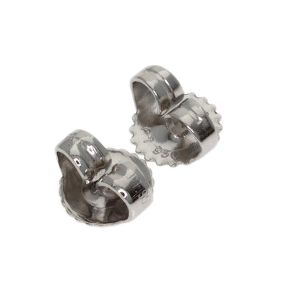 TIFFANY&Co. Open Heart Diamond earring Platinum PT950 Ladies [Used]