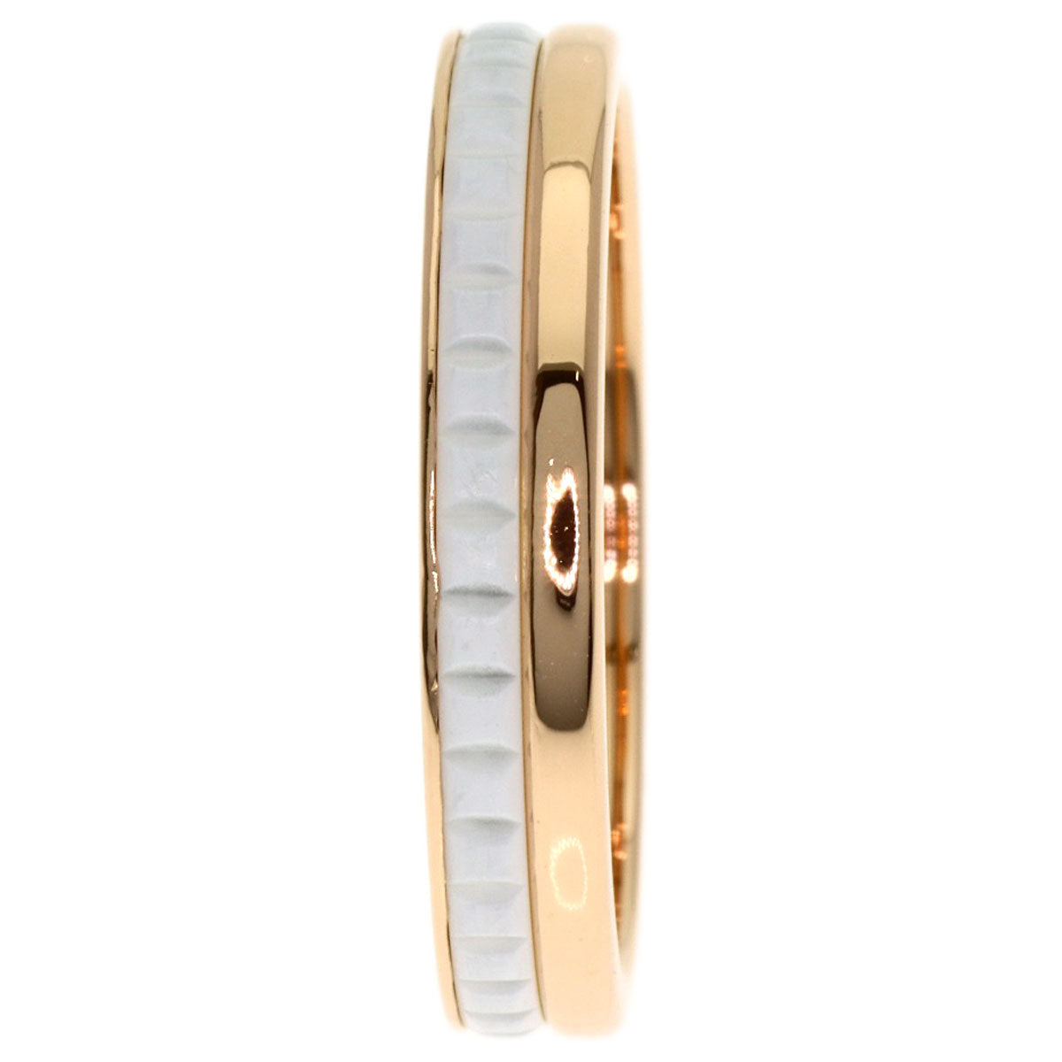 Boucheron Quatre White Half #57 Ring K18 Pink Gold Ladies [Used]