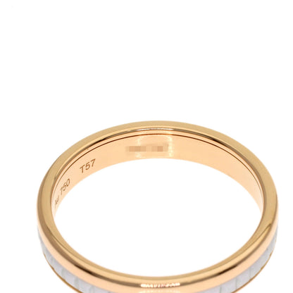 Boucheron Quatre White Half #57 Ring K18 Pink Gold Ladies [Used]